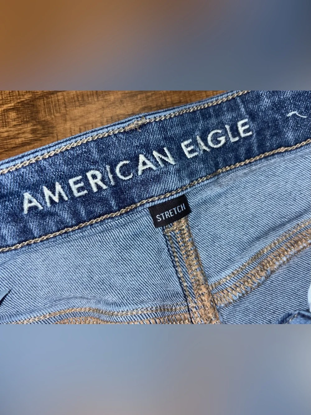 American Eagle Stretch Mom Jeans Size 4 Long